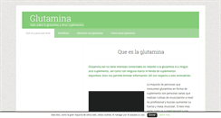 Desktop Screenshot of glutamina.net