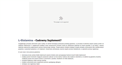 Desktop Screenshot of glutamina.pl